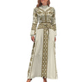 Elegant Long Sleeve High Neck Dress for Every Occasion - Shopzeedeey