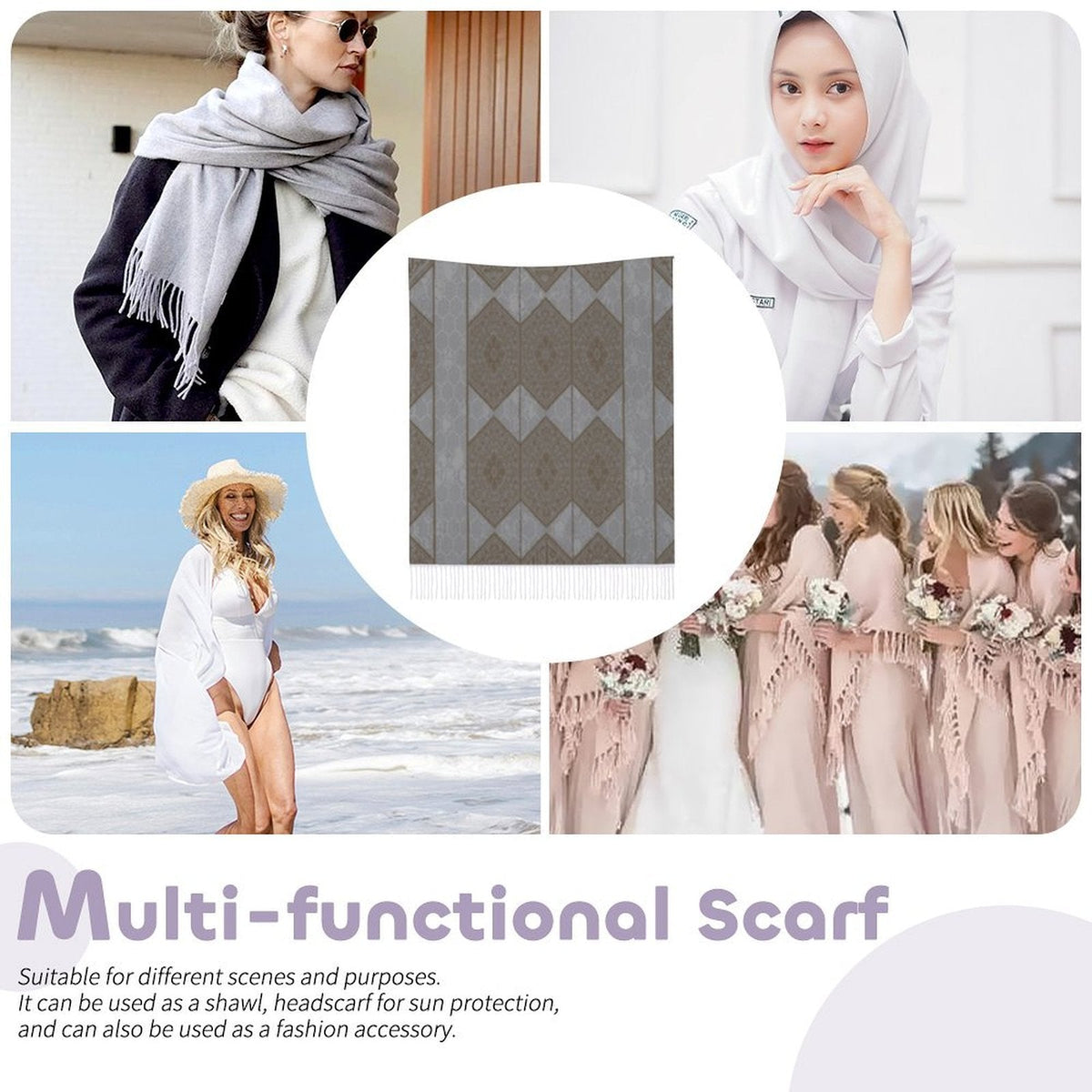 Scarf: Design Tassel Scarf for Style and Comfort - Shopzeedeey