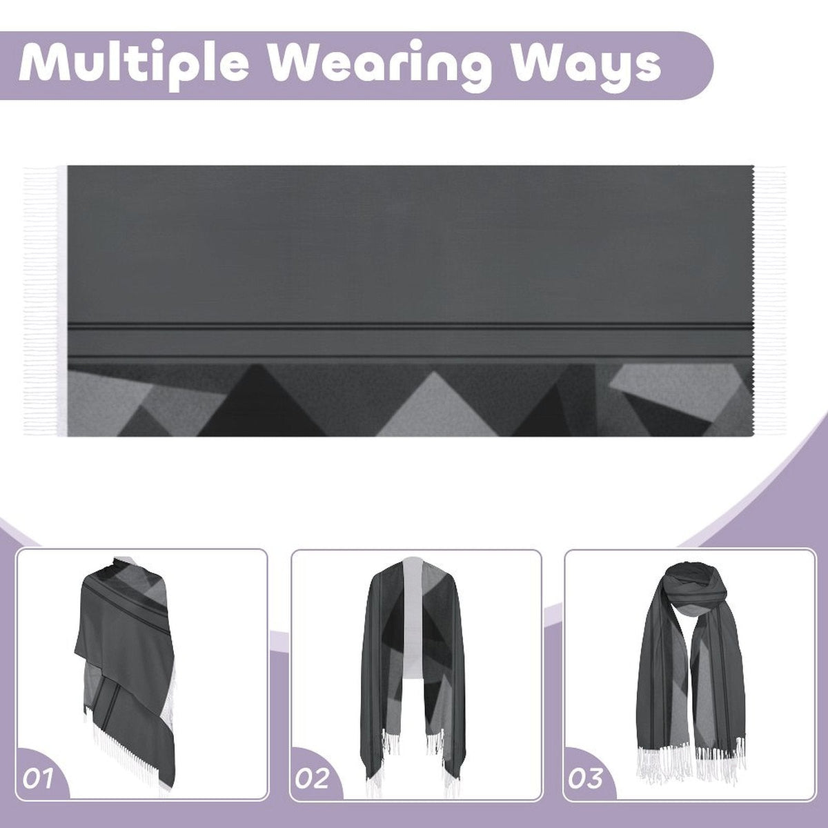 Scarf - Elegantly Designed Tassel Scarf for Every Occasion - Shopzeedeey