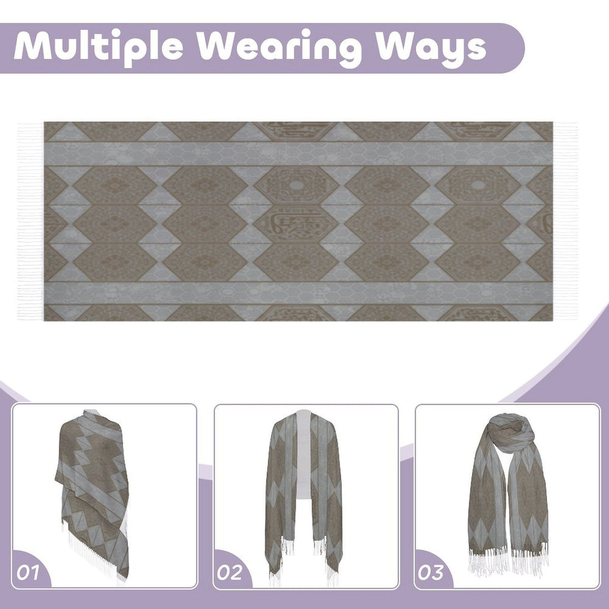 Scarf: Design Tassel Scarf for Style and Comfort - Shopzeedeey