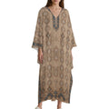 Stylish Kaftan V-Neck Dress for Effortless Elegance - Shopzeedeey