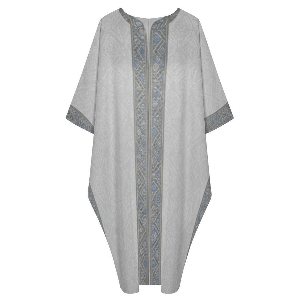 Kaftan V-Neck Dress - Effortless Elegance for Every Occasion - Shopzeedeey