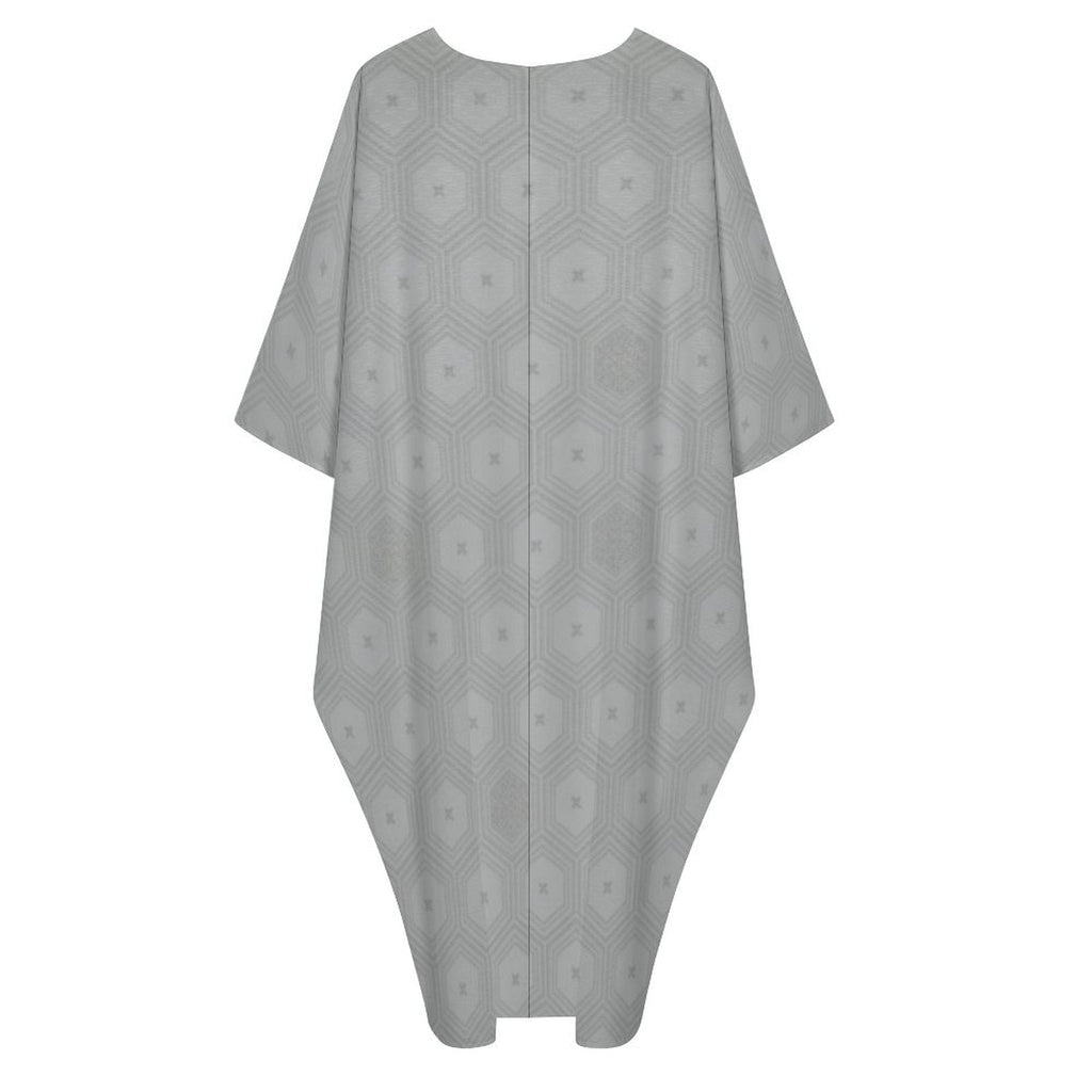Kaftan V-Neck Dress - Effortless Elegance for Every Occasion - Shopzeedeey