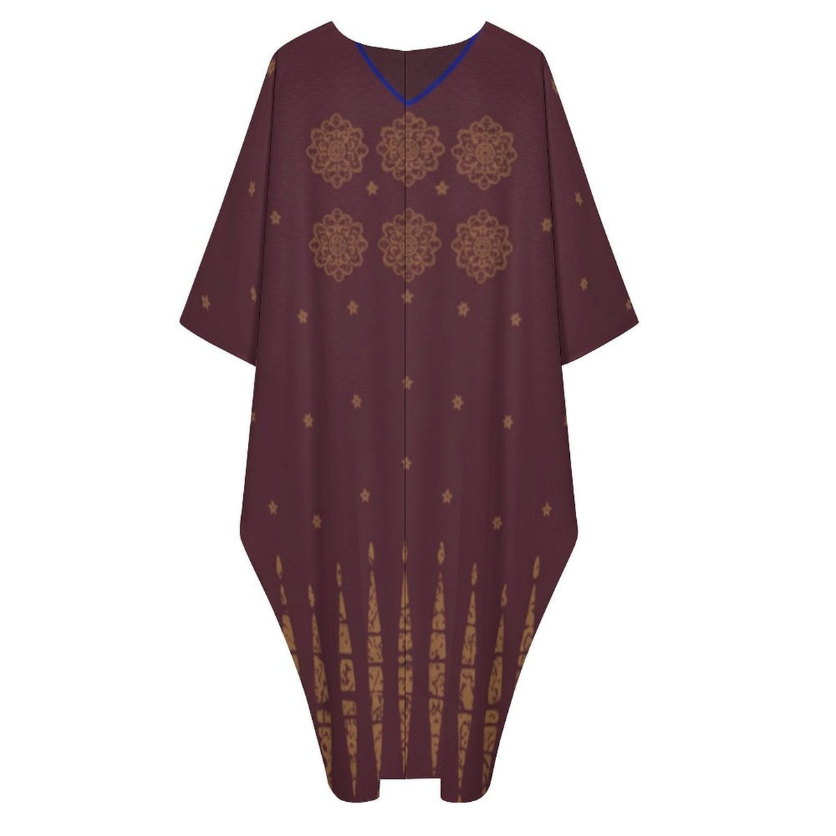 Kaftan V-Neck Dress - Effortless Elegance for Every Occasion - Shopzeedeey