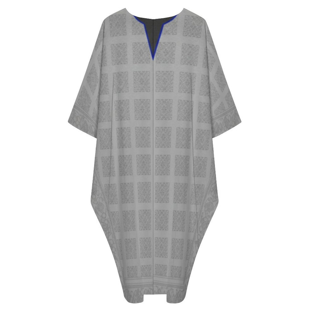 Kaftan V-Neck Dress – Effortless Elegance for Every Occasion - Shopzeedeey