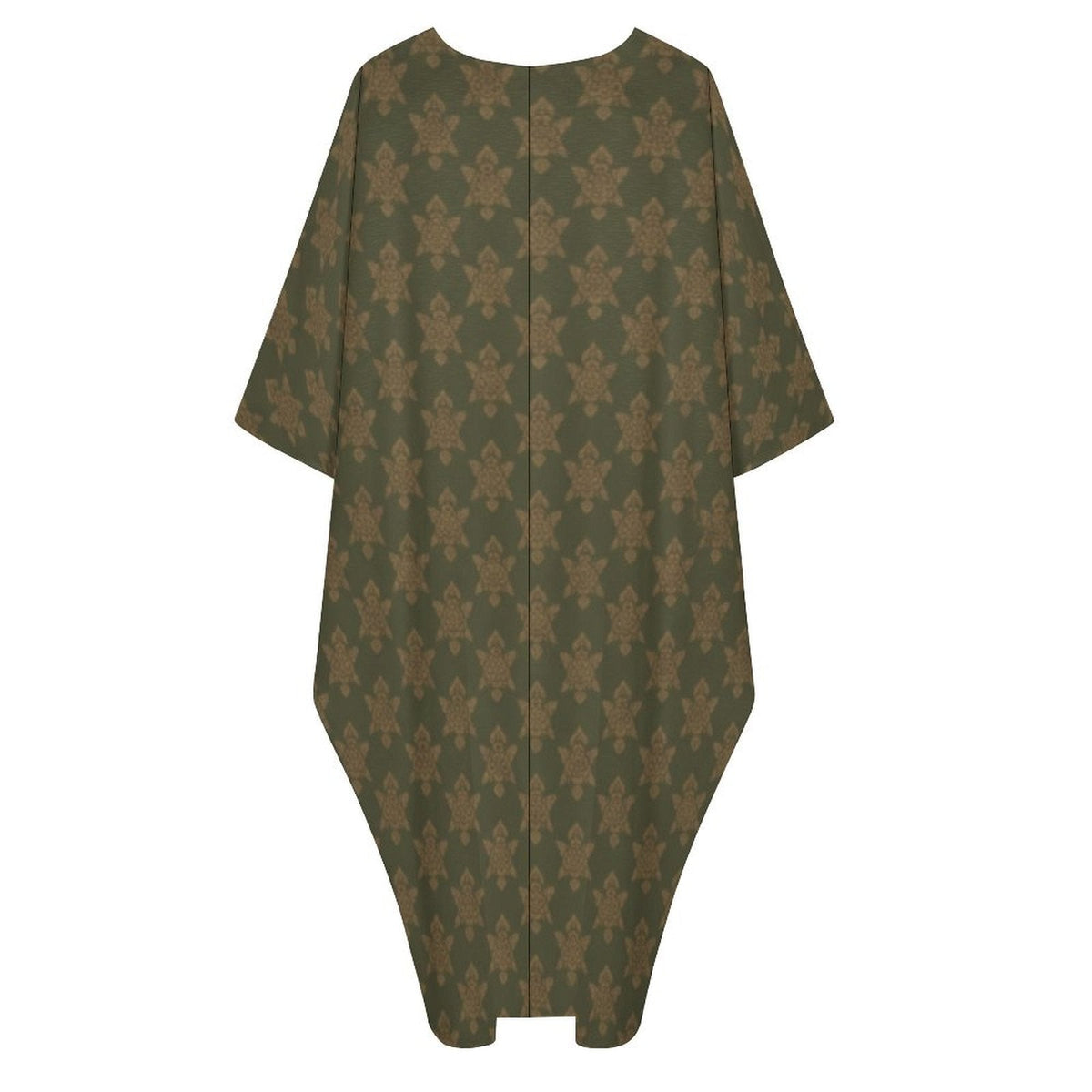 Kaftan V-Neck Design Dress for Effortless Elegance - Shopzeedeey
