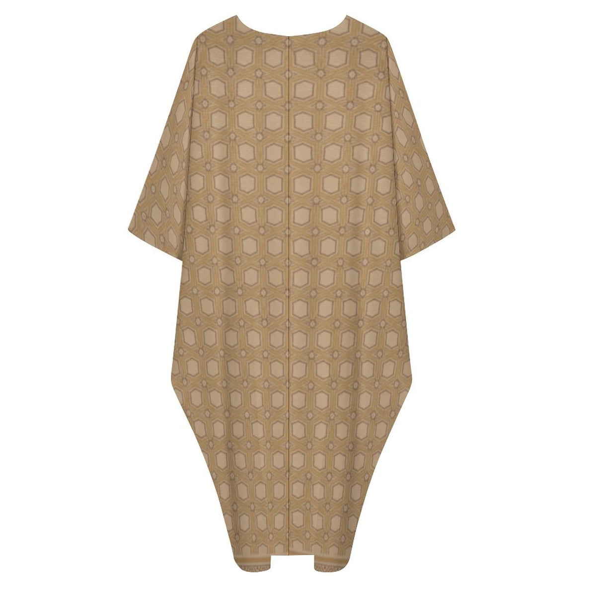 Kaftan V-Neck Dress - Effortless Elegance in Every Wear - Shopzeedeey